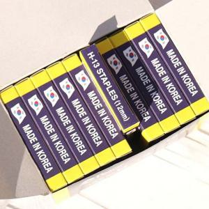 피스코리아 제본용 H13호 침/심 12mm 1박스(10갑) 문구반점 스테이플러 스탬플러 호치케스심