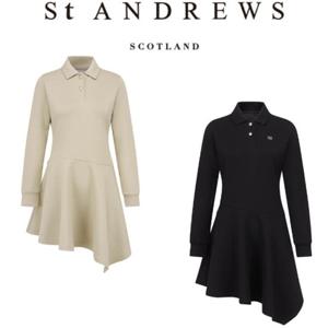 [세인트 앤드류스] 여성 별 심볼 플레어 카라 원피스(821E4JSA32)