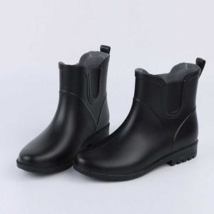 비올때 신발 발목 장화 우화 여자 캐주얼 레인 부츠