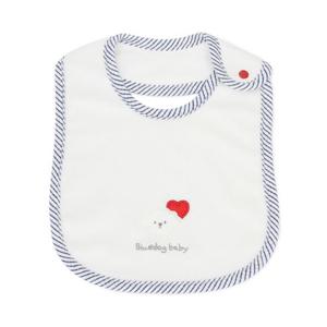 [블루독베이비8] SS25 러브도기테리라운드빕 HJ (4517000401) (BLUEDOG BABY 유아 출산 백일 선물 도트 강