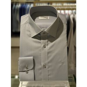 [듀퐁] SE5SM21LS367SGY 슬림핏 남성긴팔 마이클 체크 신축성 있고 구김없는 부드러운 남자 와이셔츠
