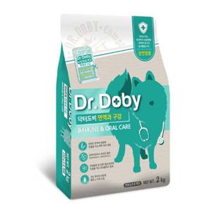 닥터도비 면역과 구강 2kg 강아지 사료