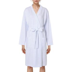 [바바라(언더웨어)]면 60수 스트라이프 로브가운 AGW4597R 남여공용