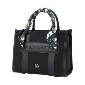 [세인트앤드류스]여성 레더 믹스 캔버스 토트백 & 트윌리 (821D3BG152BK)