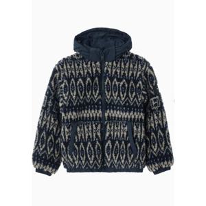 타미힐피거칠드런6 T42F7QJC600BT1 페어아일 테디 패딩후디 자켓