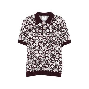 카사블랑카 모노그램 패턴 폴로 셔츠 MAW25KW109201