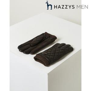헤지스 남성 (HZGV5F102) NAPPA 가죽 퀼팅 장갑
