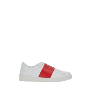 VALENTINO GARAVANI White Low Top Sneakers with Logo on the Tongue and Rockstud Embellishment on the Rear in Leather Man 8Y2S0830BLUD5F