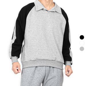 남녀공용 기모 나그랑 카라 맨투맨 Model No_OC156