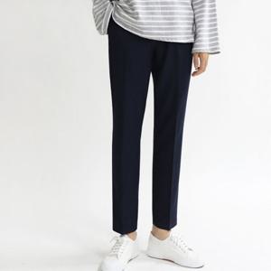 남성 데일리 패션 웨어 허리 벤딩 슬렉스 바지 네이비