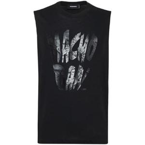 25 FW 디스퀘어드2 텍스트 프린트 탱크 탑 S71GD1521S21600 TP436496644