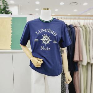 [비지트인뉴욕]네크립 라운드넥 반팔 면티셔츠 VA4ST73_US