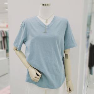 [비지트인뉴욕]슬럽 브이넥 반팔면티셔츠 VA5ST93_US