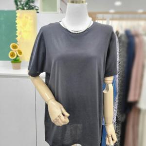 [비지트인뉴욕]실켓 돌먼 라운드 반팔면티셔츠  VA6STA3ii_US