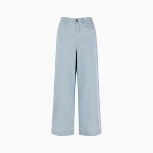 [시슬리]절개 라인 와이드 데님 팬츠 SADPE1541