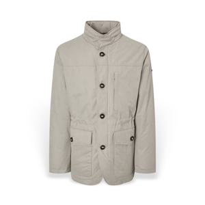 [헤지스] 남성 포켓배색 면혼방 다운점퍼 HZJU5D471I1