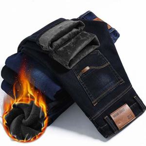 겨울청바지 방한팬츠 데님 블랙진