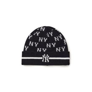 M MLB모자 GQC 7ABNM0146-50BKS 클래식 모노그램 커프 비니 뉴욕양키스