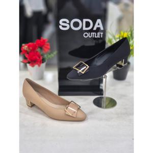 [소다][소다]여성 구두 포인트 장식 펌프스 라인 FLF502_DG