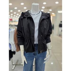 [더아이잗]봄.가을용 햄 스트링 백 로고 후드 점퍼 IN9A0JP01390