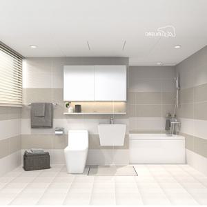 대림 바스&키친 멜로우 데이지 슬라이딩(LED) 욕실리모델링 거실욕실형