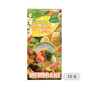 청개구리 멤브렌 차량용 방향제 레몬향 10P