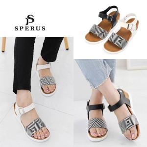 [스페루스]쿠션감 좋은 국산 여성용 여름 샌들 탐 스