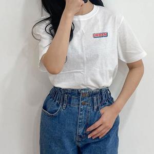 [험블스튜디오] 어반 로고티 레이어드롱티 여자반팔티셔츠