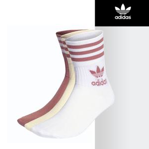 아디다스 오리지널 미드컷 크루 양말(HL9222)3개 1SET