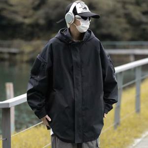 [잇백잇슈] 남성스포티바람막이 후드 캐주얼 오버핏