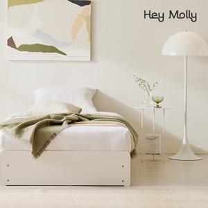 헤이몰리 실비아 무헤드 수납 침대 프레임 SS