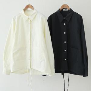 빅사이즈사랑해요 Q976L404 큐트아랫스트링긴팔남방 TG