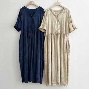 빅사이즈사랑해요 S054L405 라움헨리프릴셔링원피스 SM