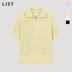 [리스트] 래글런 반집업 반팔 니트_TSKPOO62710