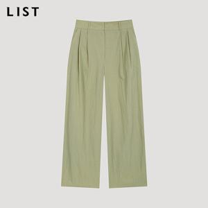 [리스트] 투턱 롱 와이드 팬츠_TWWSLO60080_KB