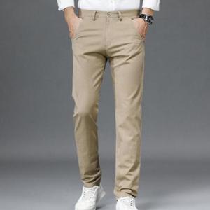 [깨비몰]일자 스판 캐주얼 팬츠 심플 봄여름가을 바지