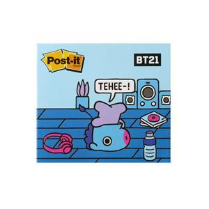 포스트잇_ 강한점착용 커버노트 BT21_망