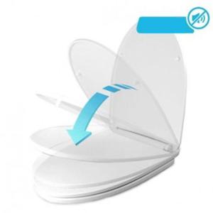 변기 커버 양변기 시트 화장실 무소음 변기 뚜껑