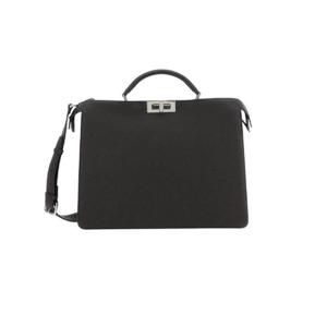 펜디 피카부 아이씨유 미디움 레더 백 브라운 7VA529AFC3F1RI6