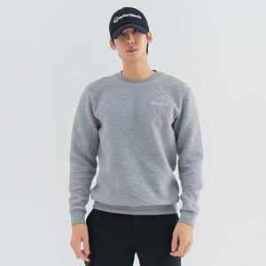 [공식]테일러메이드 남성 로고 자카드 라운드 티셔츠 TMTRN3243-193