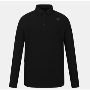 테일러메이드  2025 F W 남성 소프트피케 티셔츠 TMTPO3241-199 블랙