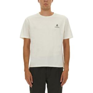 프리미아타 크루넥 로고 프린트 반팔 티셔츠 PA1028 WHITE