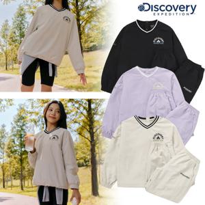 디스커버리키즈 DKAZ21054 키즈 우븐 그래픽 맨투맨 세트