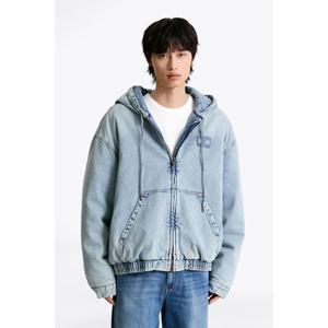 타미진 데님 패딩 후드 재킷 (T32F7NJC41TMT1)