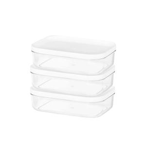 리템 냉장고 소분용기 2호(450ml) 3팩 소분저장용기 냉장고소분용기 정리용기 냉장고용기 냉동실용기 냉동