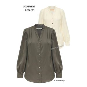 [미니멈]MD 브이넥 루즈 블라우스 MD  MMZCGWB8870_CJ