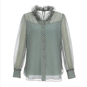 [미니멈]도트 시스루 블라우스 (MXDAWB1180 KH1)_IC