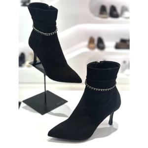 [SODA] 소다 여성 하이힐 체인 앵클부츠 7CM ALB505 DA-10