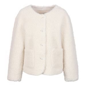 [코인코즈]코인코즈 부클 라운드 퍼 자켓_DW4WJ123