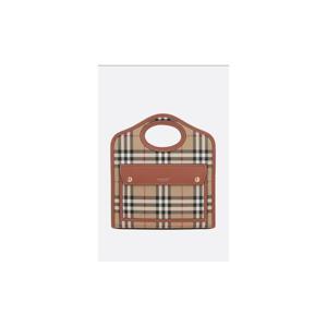 BURBERRY Pocket min handbag ini coated canvas 8066166A9534